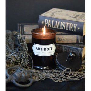 Antidote S'mores Cookie Scented 1-Wick Apothecary Jar with Black Wood Lid 9.2oz